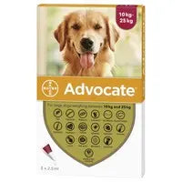 ADVOCATE SPOT-ON SOLUTION FOR LARGE DOGS 10-25KG 2.5ML