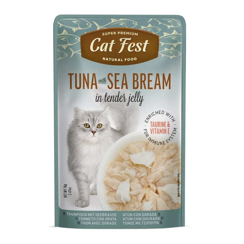CAT FEST TUNA IN TENDER JELLY FOR CATS 70G