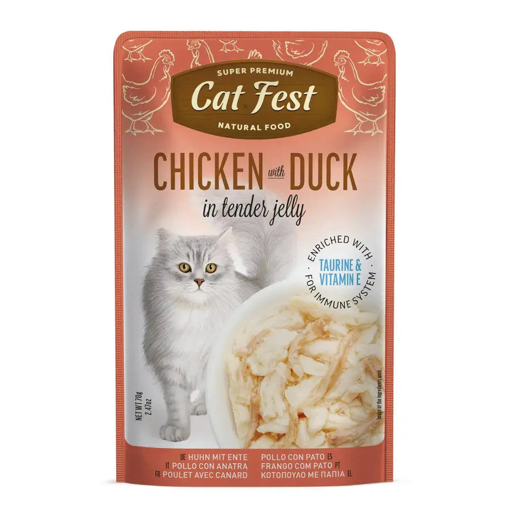 Cat Fest Chicken In Tender Jelly For Cats 70g