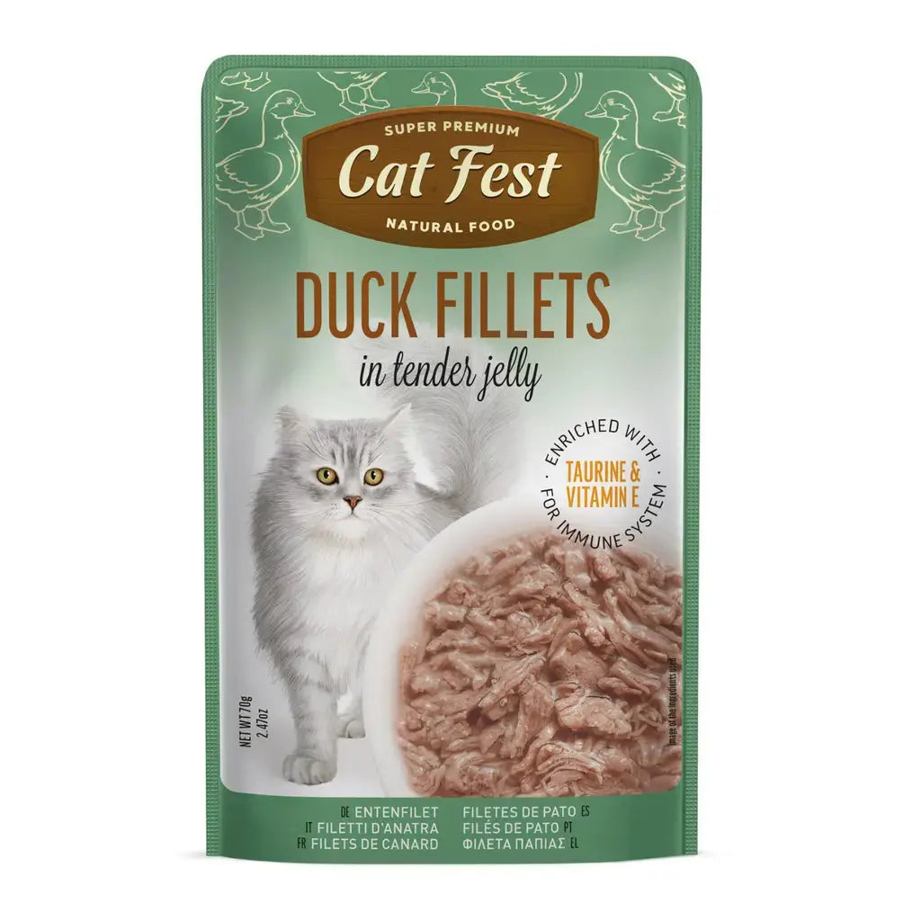 Cat Fest Duck In Tender Jelly For Cats 70g