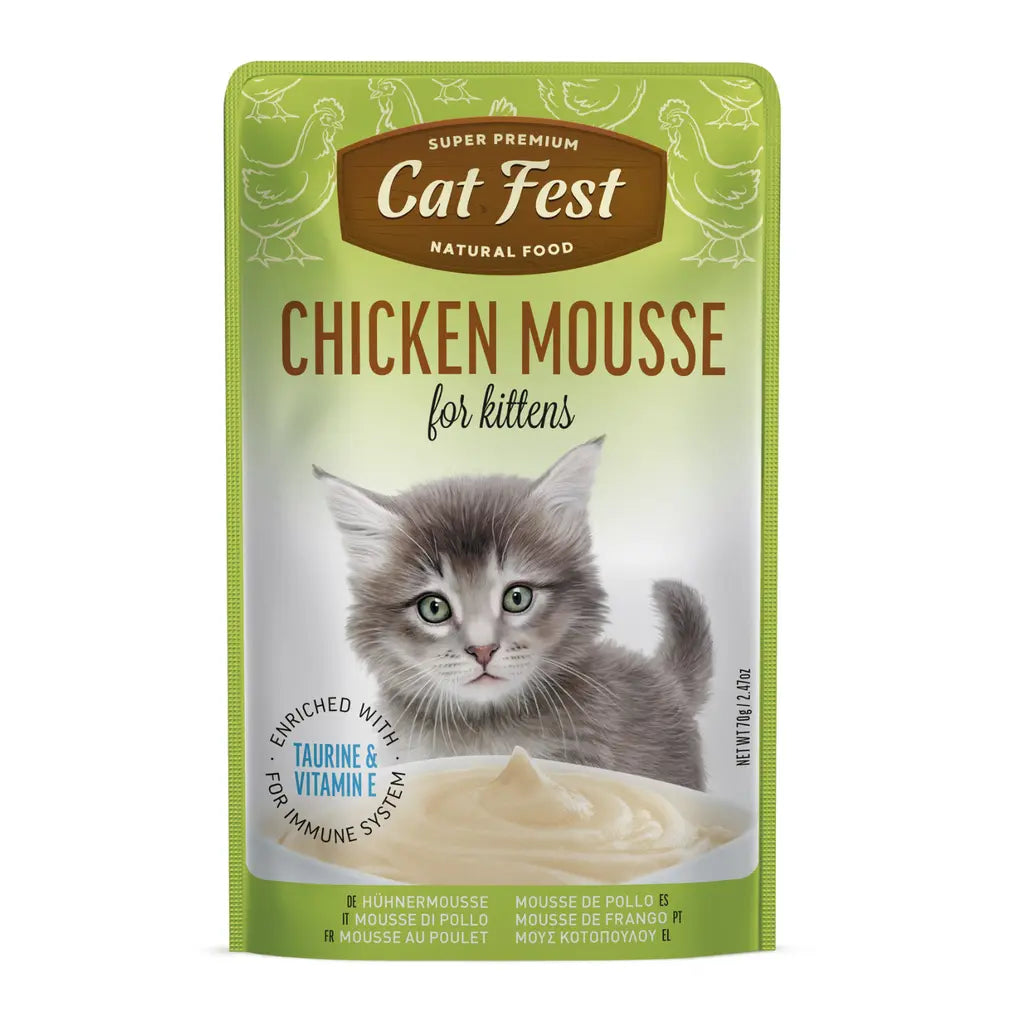 Cat Fest Salmon Mousse For Kittens 70g
