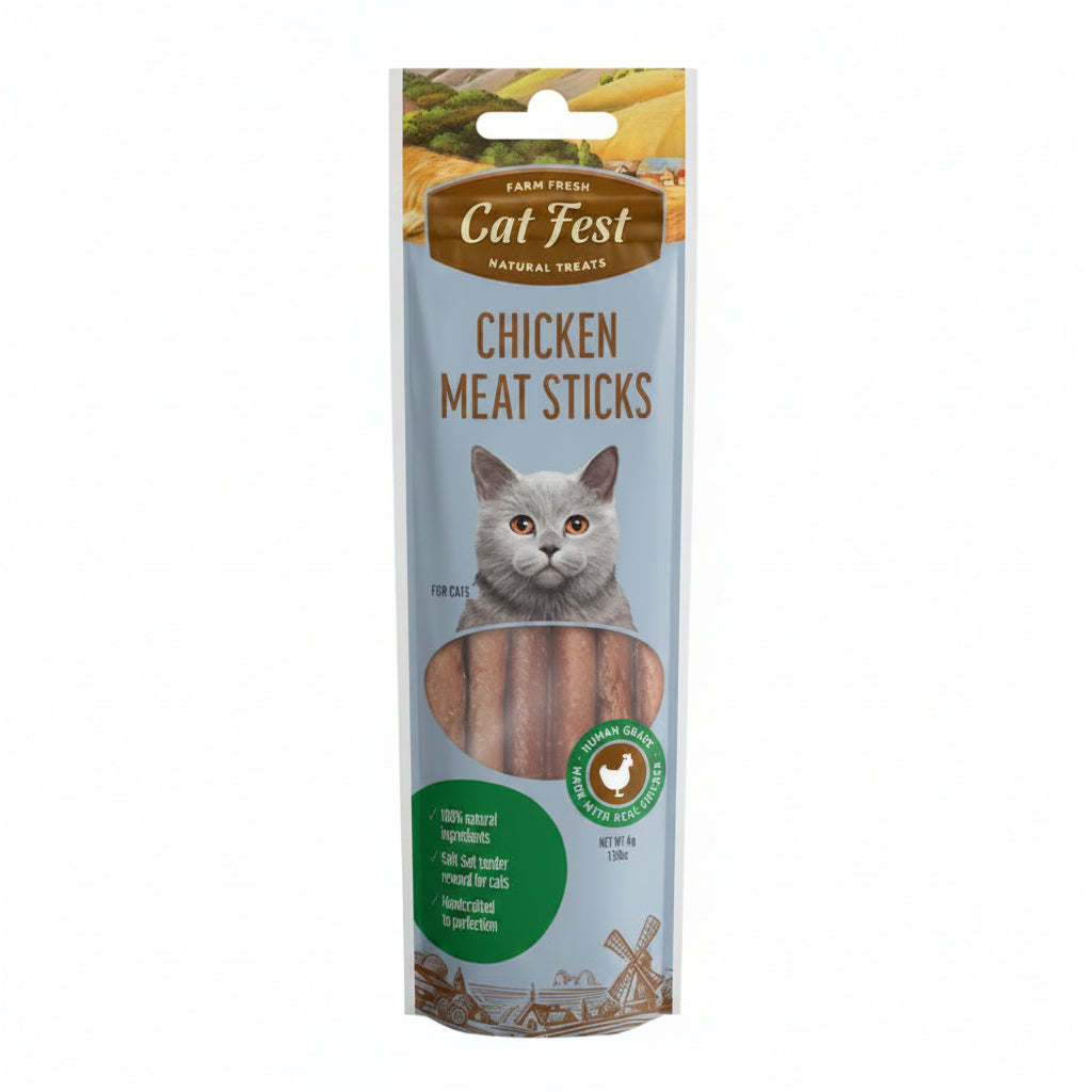 Cat Fest Meat Sticks Chicken For Cat[Weight - 45g]