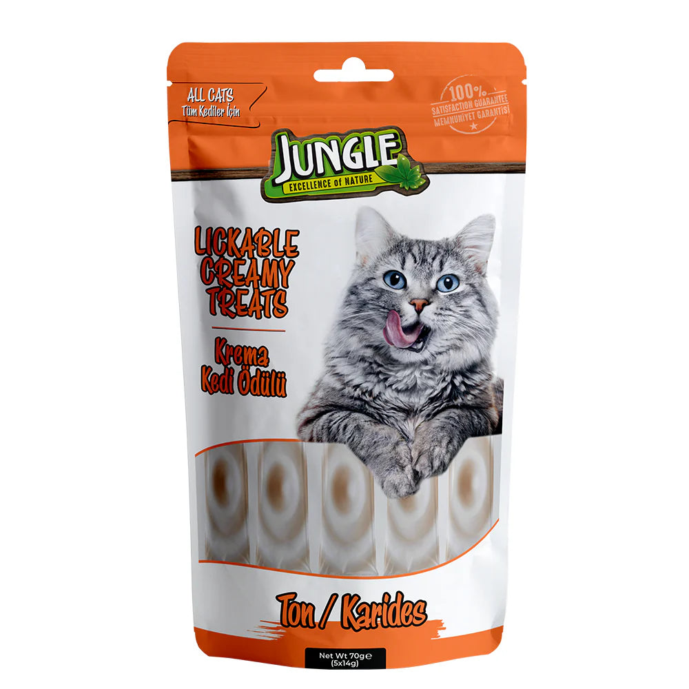 Jungle Licklable Treat Tuna & Shrimp For Cat