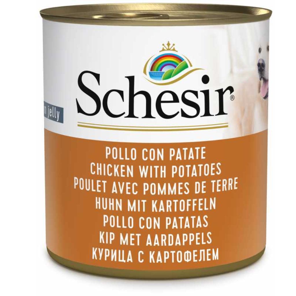 Schesir Can Dog Food – Tasty Chicken with Potatoes, 285g *16pc