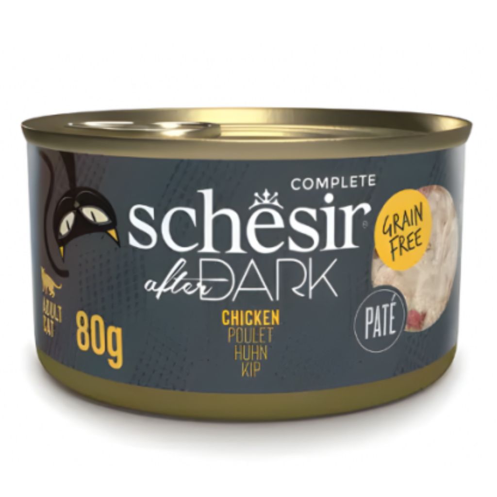 Schesir After Dark Pâté Chicken 80g – Pack of 12 for Cats