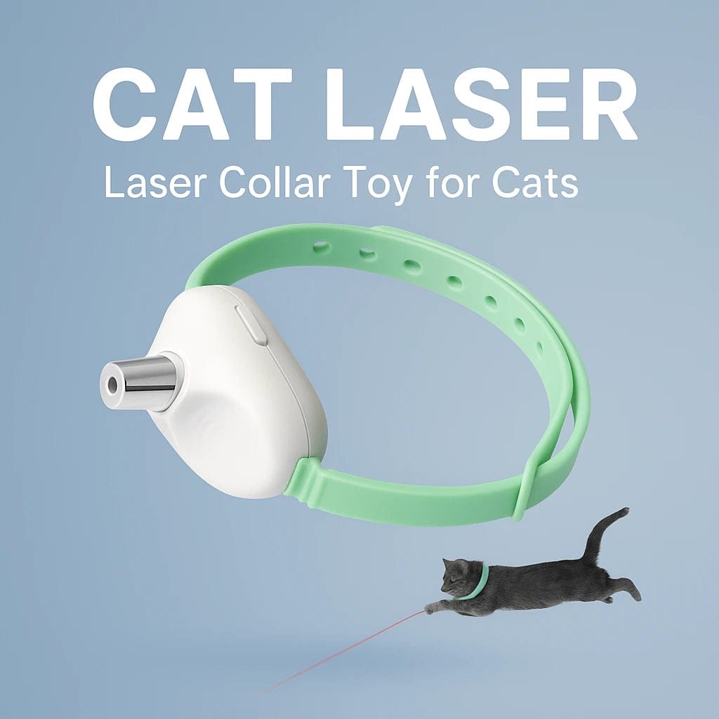 Laser Light Cat Collar Toy