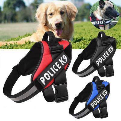 Police K9 Harness In 3 Sizes