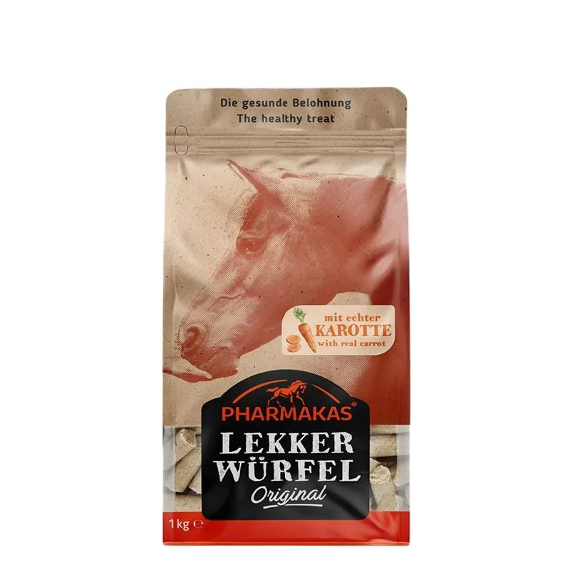 PHARMAKAS® LEKKERWÜRFEL-1 KG-(CARROT)-GERMANY
