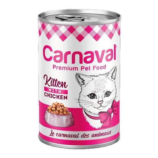 Carnaval Kitten Can Chicken 400gm