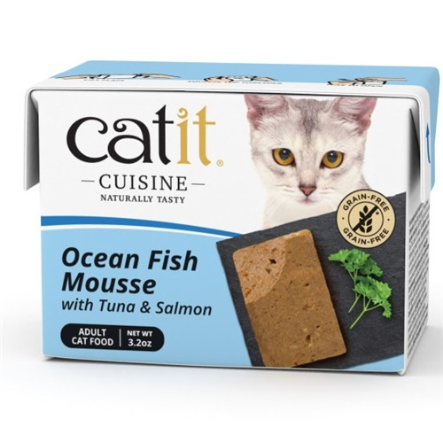 Catit Cuisine Ocean Fish Mousse with Tuna & Salmon, 90g Tetra