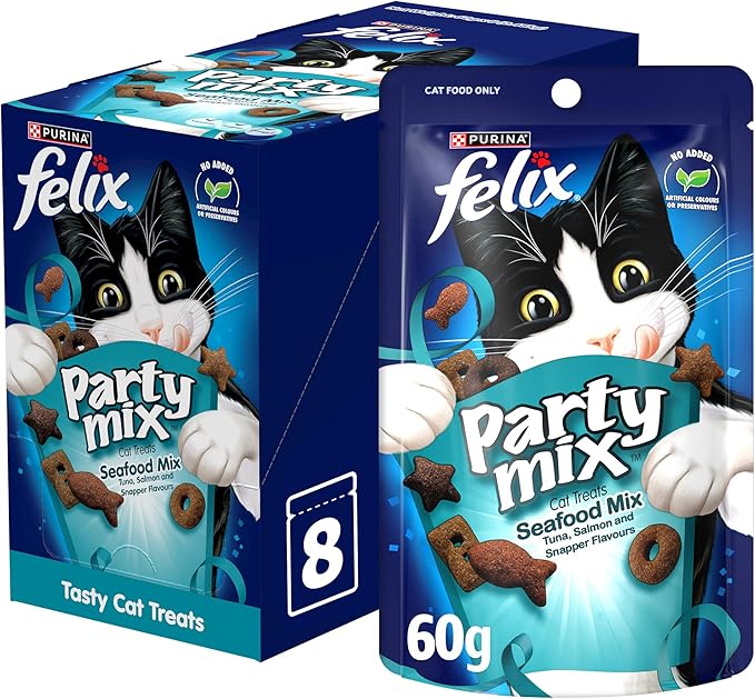 Purina Felix Party Mix Sea Food Flavor – 60 Grams