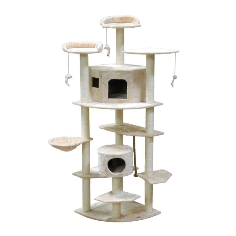 GO PETCLUB Cat Tree (Size 84Wx56Lx183H)