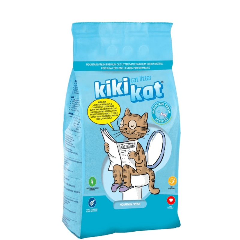 Kiki Kat White Bentonite Clumping Cat Litter –20 L