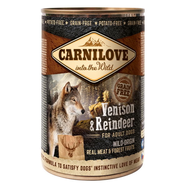 CARNILOVE Venison & Reindeer For Adult Dogs (400gr Can)
