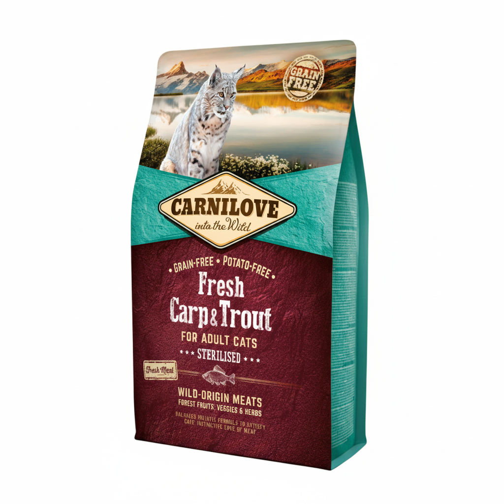 Carnilove Fresh Carp & Trout for Adult Cats 2kg