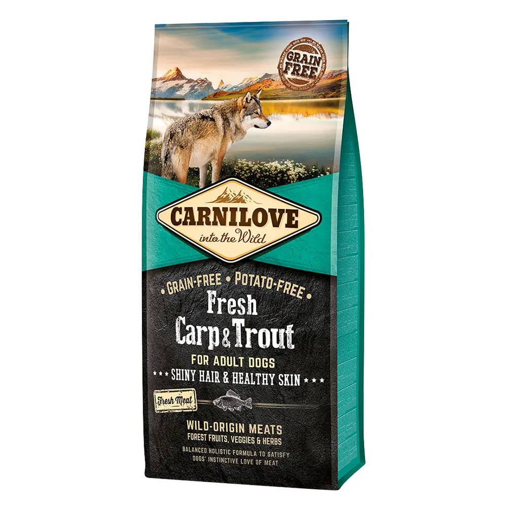 CARNILOVE FRESH CARP & TROUT FOR ADULT DOGS