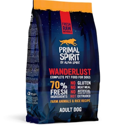 Primal 70% Wanderlust Dog Food 1 kg