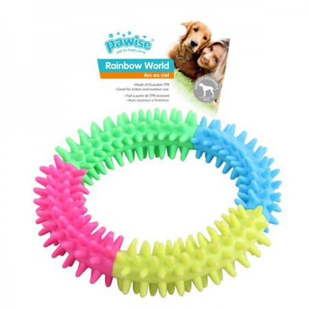 Pawise - Rainbow World Coronule Dog Toy