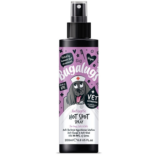 Bugalugs Antiseptic Hot Spot Spray 200ml (6.8 Fl Oz)