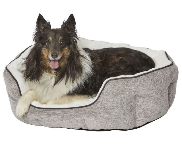 Midwest QuietTime Deluxe Taupe Tulip Bed (Medium)