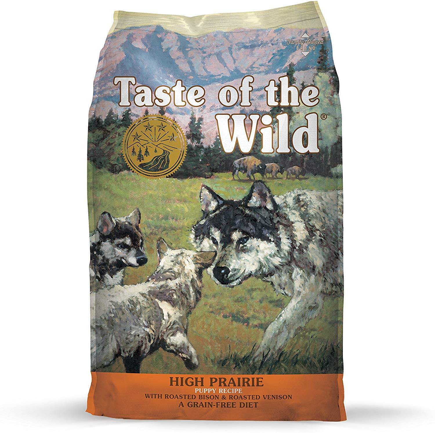 Taste of The Wild High Prairie Puppy Grain Free Food - 2 KG