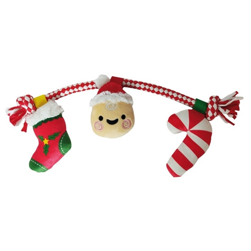 CHRISTMAS DOG TOY CHAIN 40cm