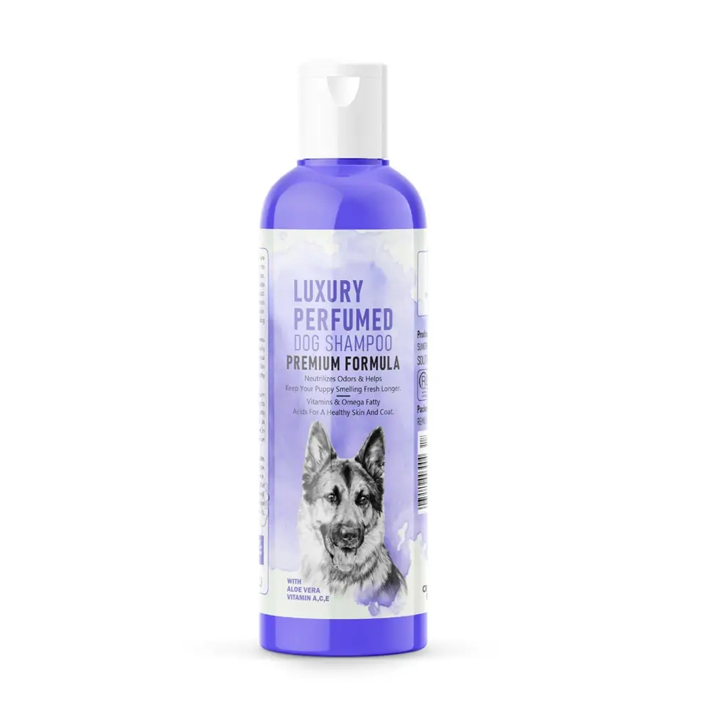 Luxury perfumed dog shampoo premium formula