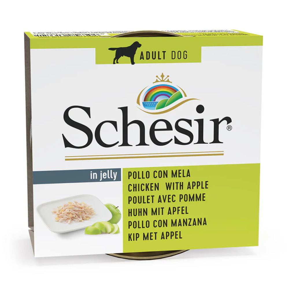 Healthy Schesir Wet Dog Food – Chicken with Apple, 150g