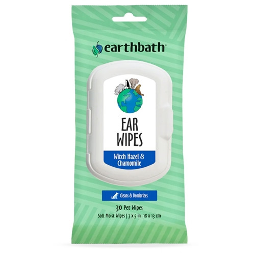 Earthbath Ear Wipes (Witch Hazel & Chamomile) – 30 Wipes