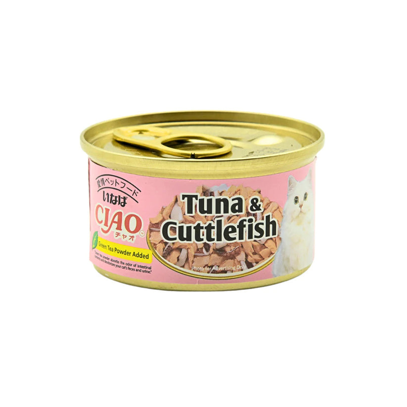 Inaba CIAO White Meat Tuna with Cuttlefish in Jelly - 85g