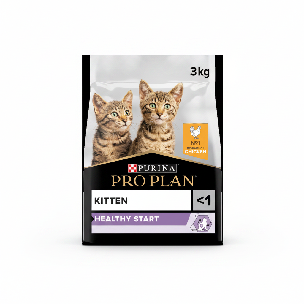 Purina Pro Plan Kitten Healthy Start Dry Cat Food with Chicken, 3 kg