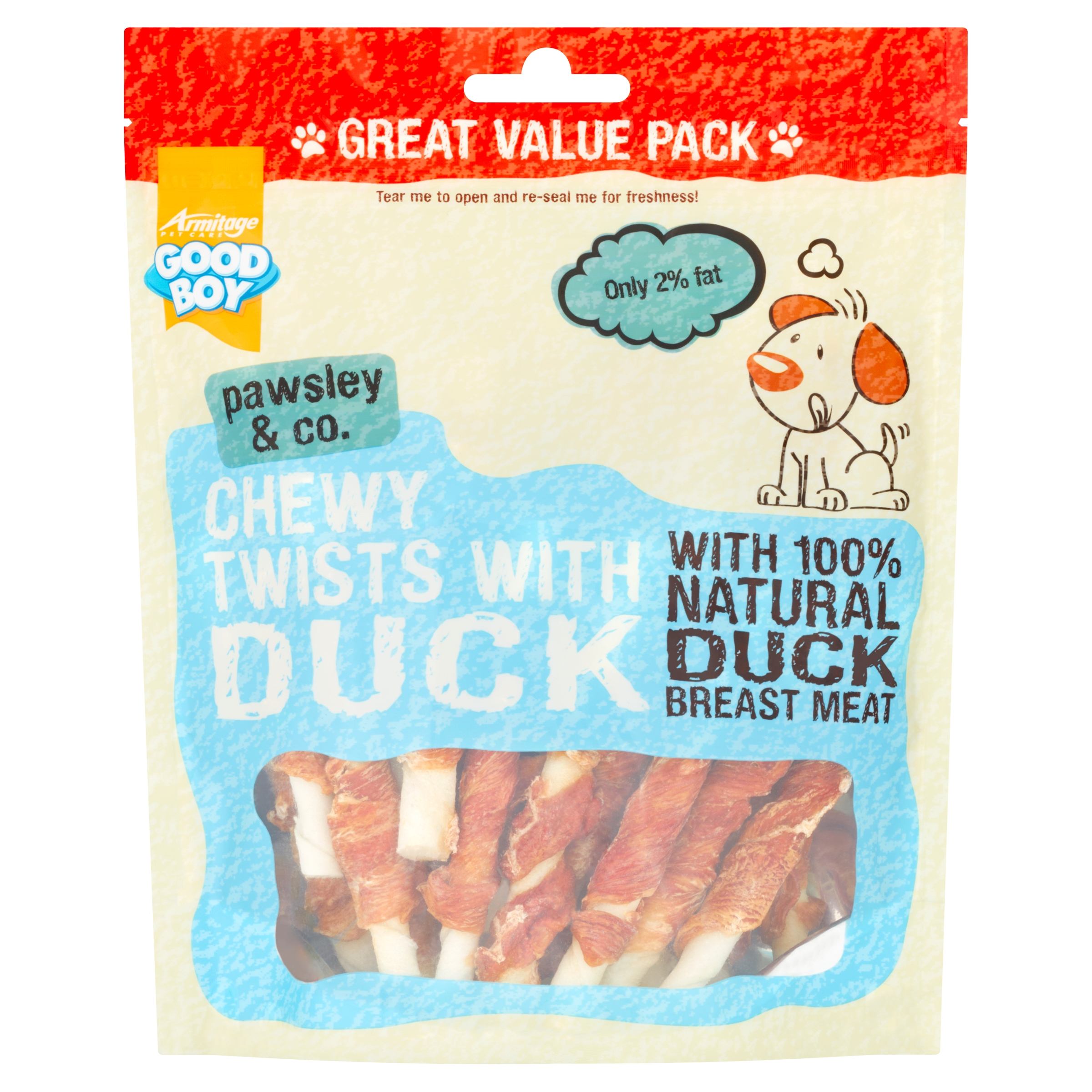 Armitage Goodboy Chewy Twists with Duck 320g Value Pack