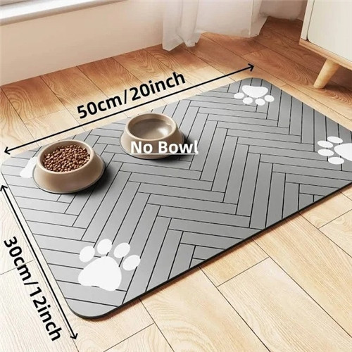 FAST DRYING DIATOMACEOUS EARTH PET FEEDING MAT 30.0*50.0CM
