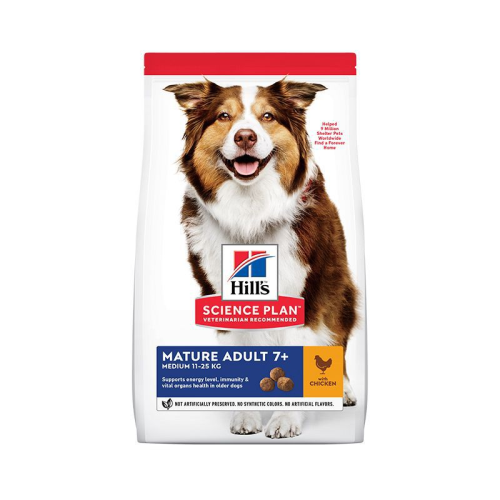 Hill’s Science Plan Medium Mature Adult 7+ Dog Food With Chicken (2.5kg)