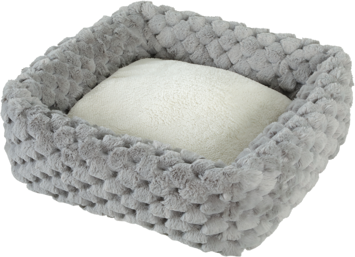 Abelha Squared Pet Bed Grey