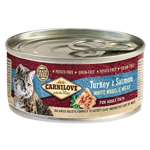 Carnilove Turkey & Salmon for Adult Cats (Wet Food Cans) 100g