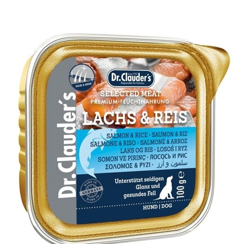 Dr.Clauder's Selected Meat Salmon and Rice Pate 100 g