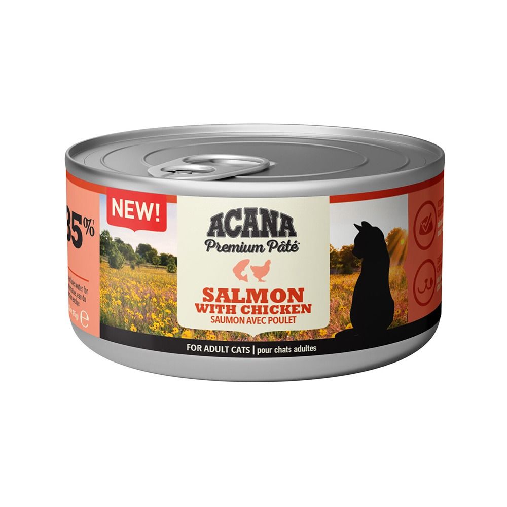 Acana Premium Pate Salmon with Chicken Adult Canned Cat Food - 85 g