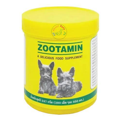 ZOOTAMIN Dog Food Supplement 380 Tablets