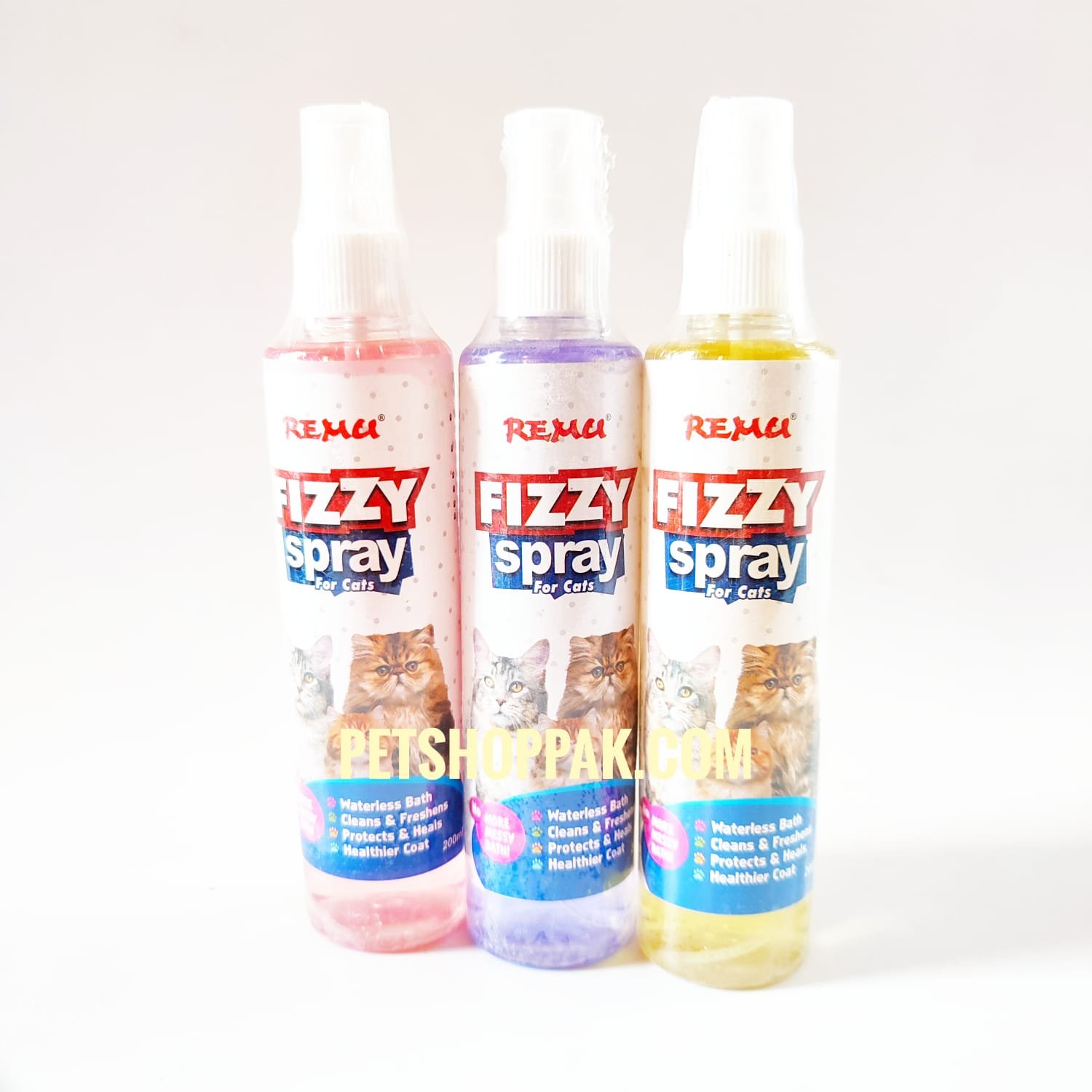 FIZZY Spray for Cats – Waterless Bath