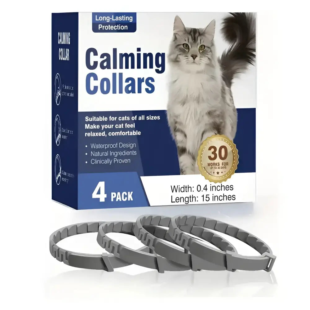 Adjustable Calming Collars for Cats with Clinically Proven Protection