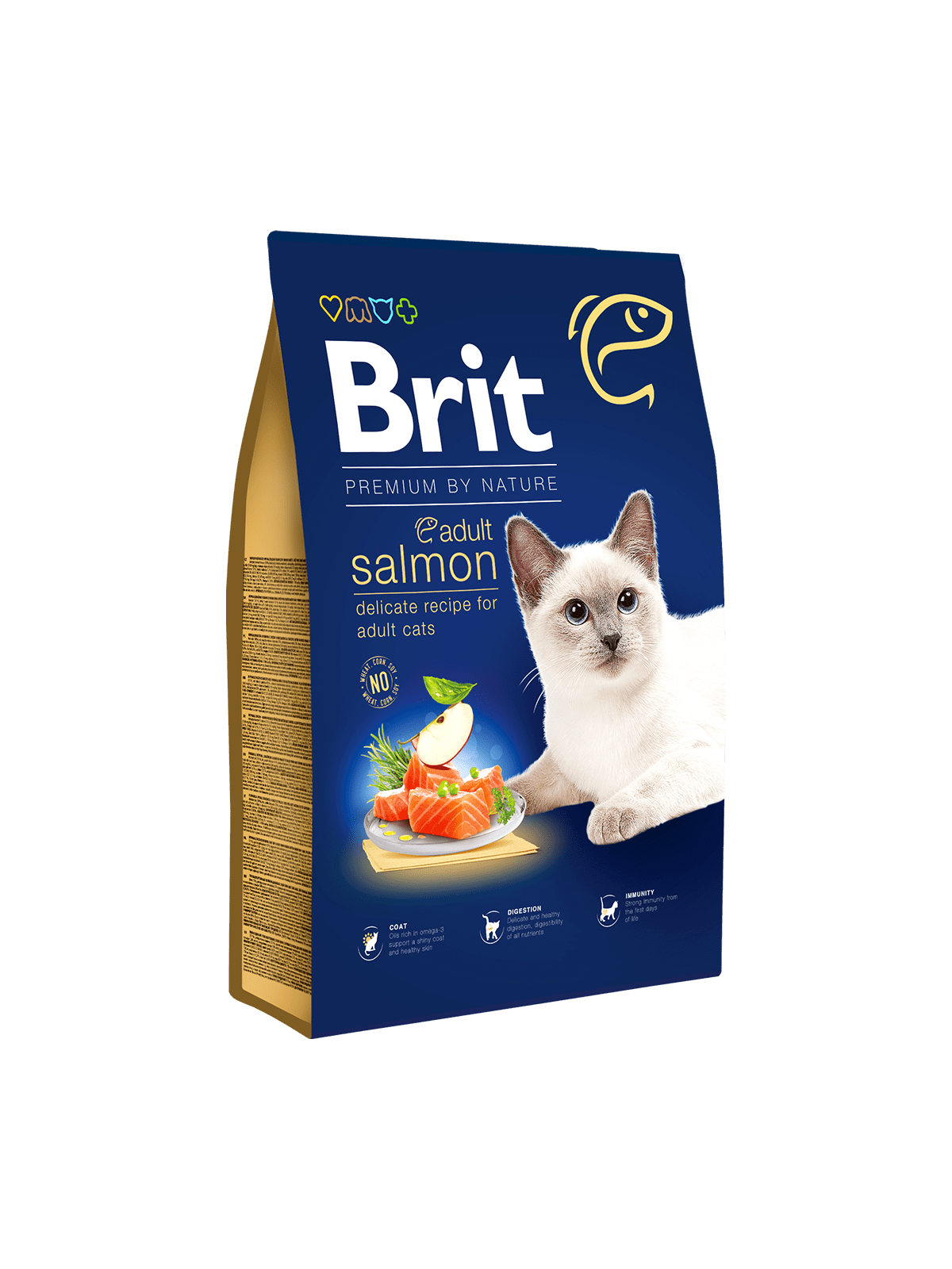 Brit Premium by Nature Cat Adult Salmon