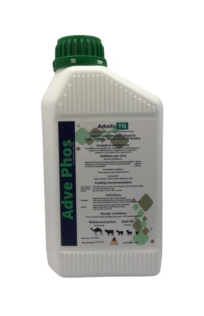 Adve Phos (Phosphorus, Calcium, Magnesium & Zinc) 1Liter