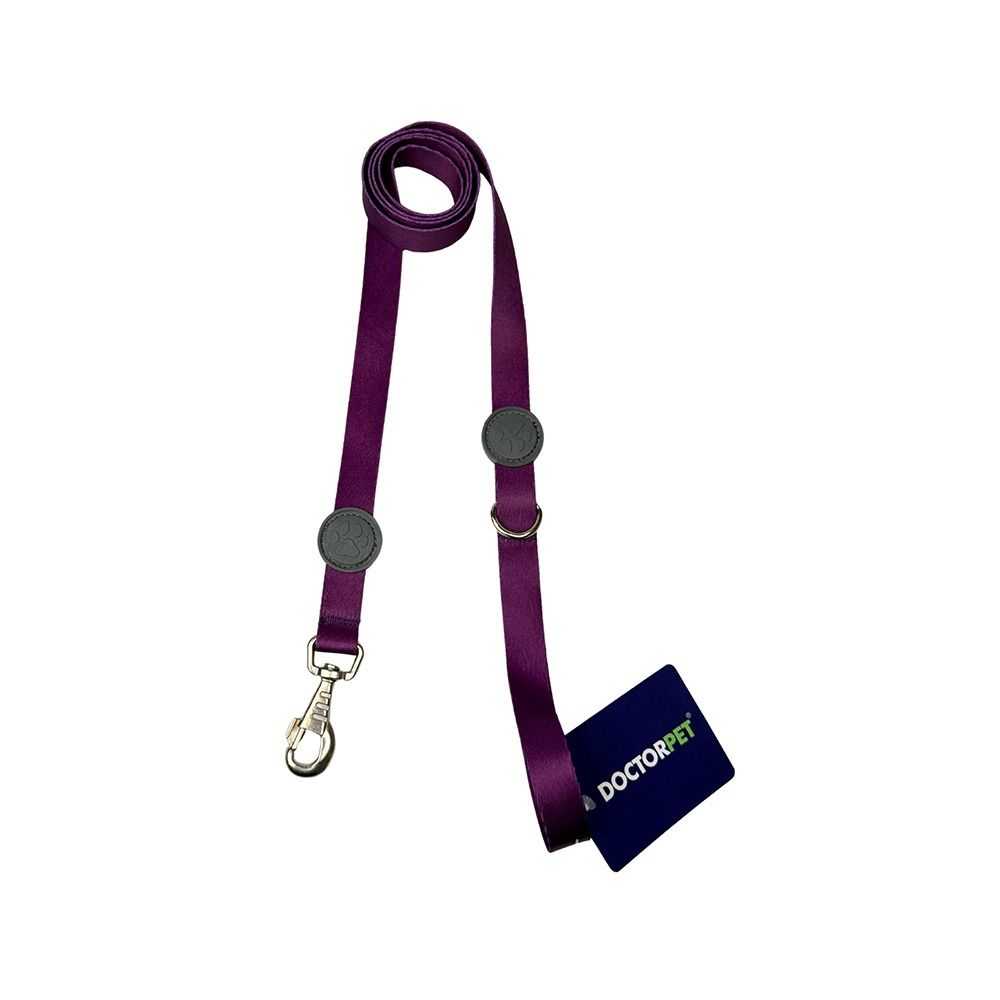 Doctor Pet Air Mesh Dog Leash - Purple