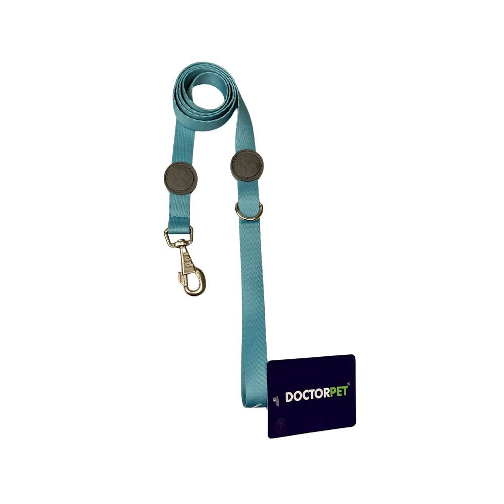 Doctor Pet Air Mesh Dog Leash - Turquoise