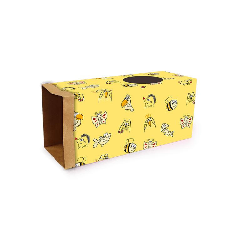 All for Paws Catoon - Kraft Paper Tunnel Cat Toy