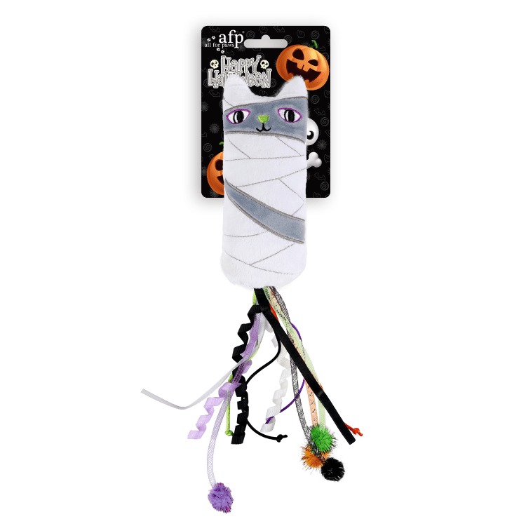 All For Paws Naughty Or Trick Cat Mummy Kicker Cat Toy