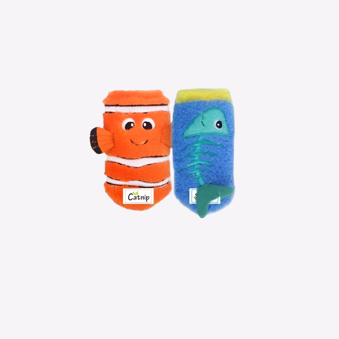 All For Paws Sock Cuddler - Sea Sock - 2 Pack