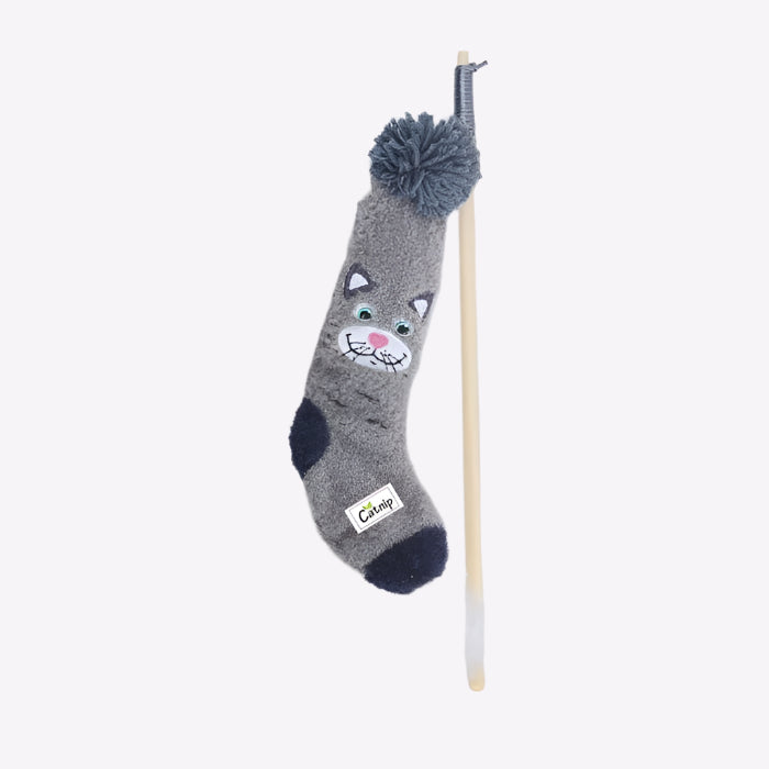 All For Paws Sock Cuddler - Sock Wand Cat