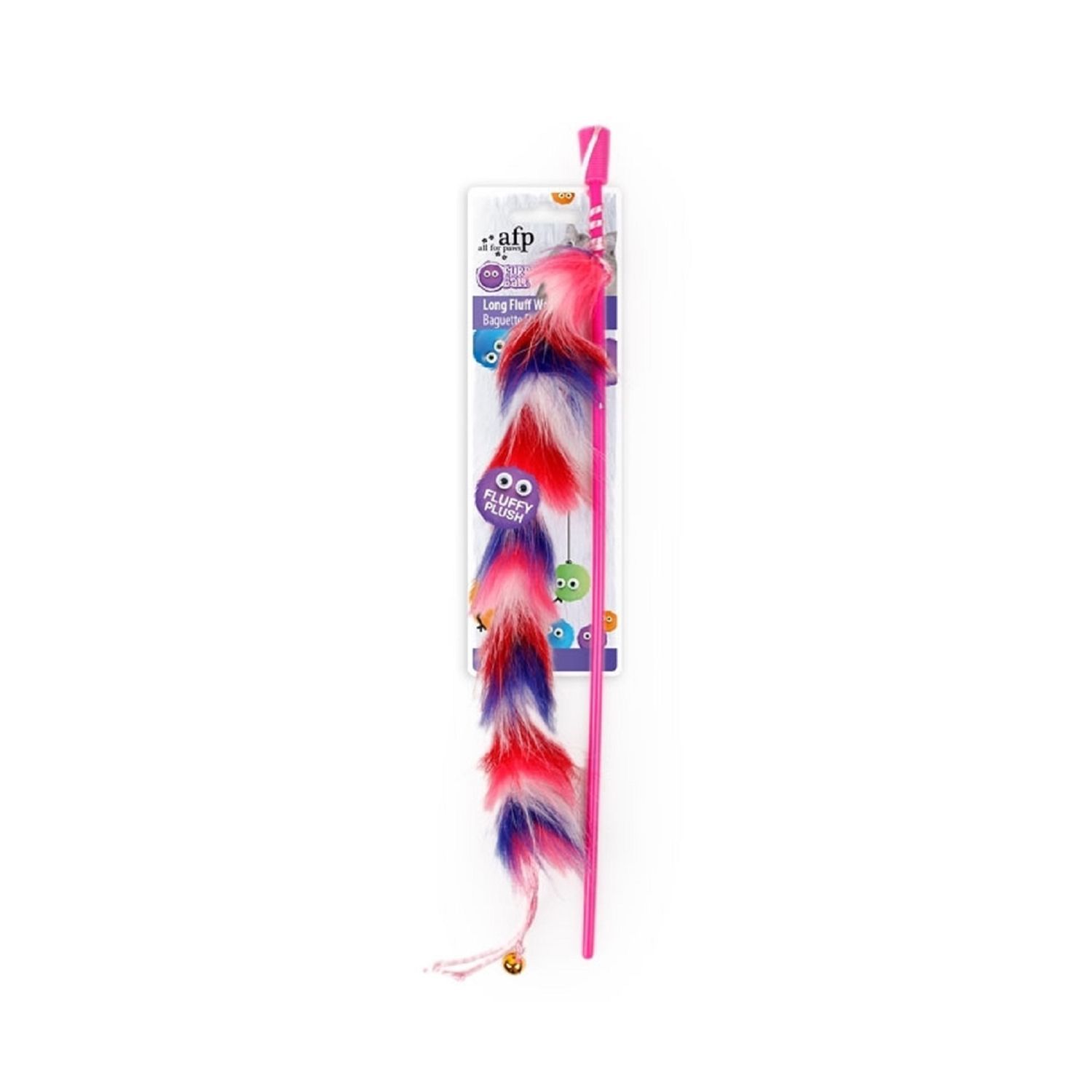 All For Paws Long Fluff Wand - Red